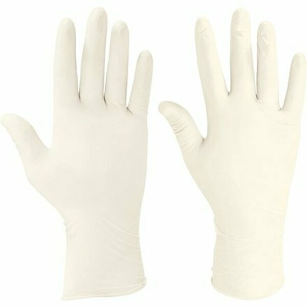 Bsc Preferred Latex Exam Gloves, Latex, L, 100 PK, White S-15322L